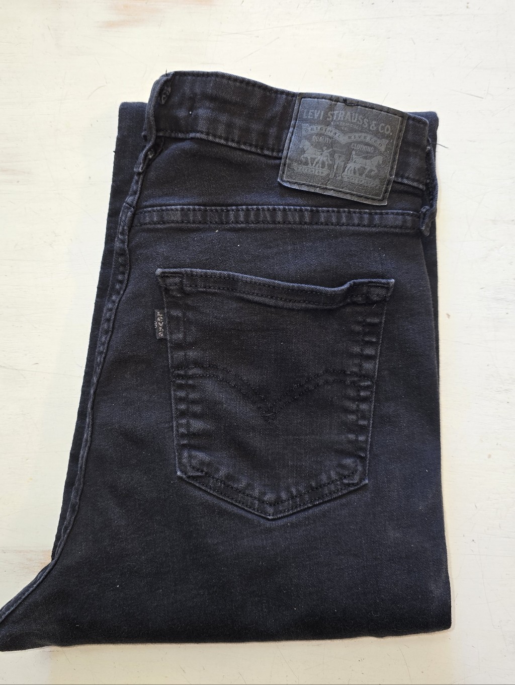 Levis 726 Flare Black Jeans